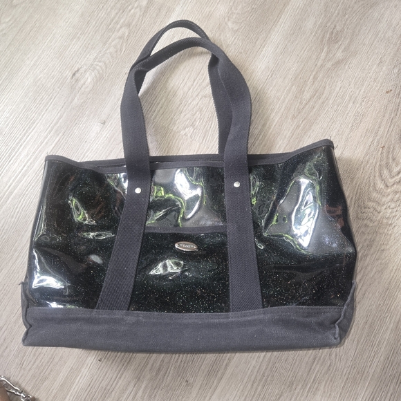 Coach Shimmering Black Tote Bag - Picture 2 of 14
